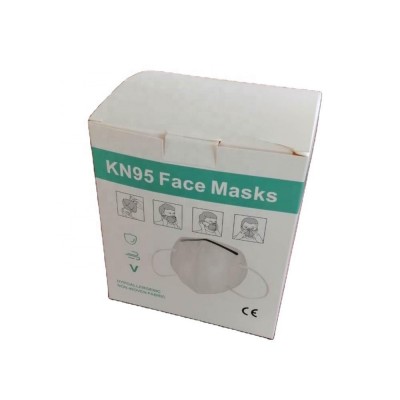 Custom Printed Disposable KN95 Face Mask Packing Box Paper Box