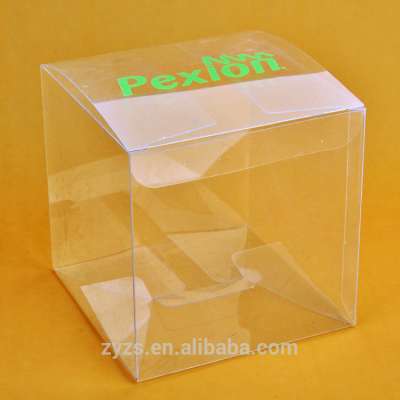 PVC PP PET Plastic transparent foldable customised Clear chocolate plastic box packaging