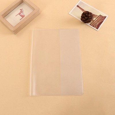 Customised promotional a3 a6 clear or matte PVC plastic protective book cover