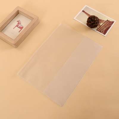 Customised promotional mini clear PVC plastic notebook diary certificate protective covers